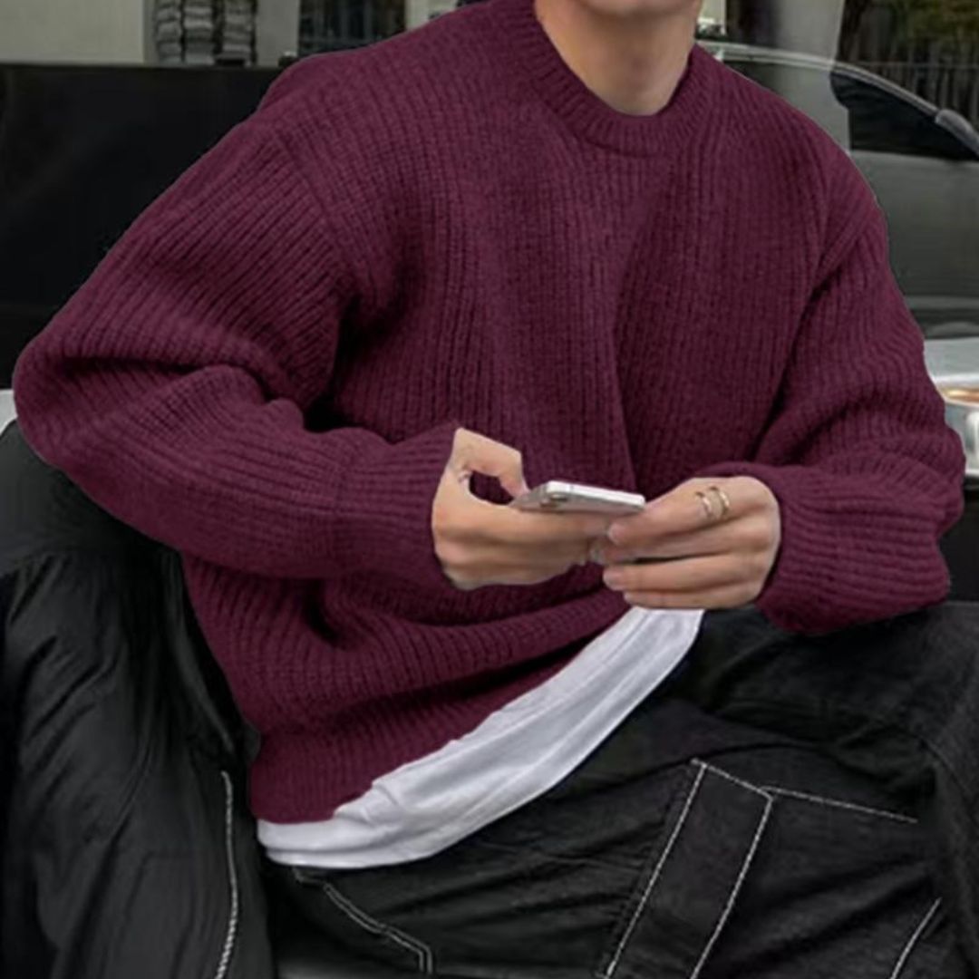 Heritage Knit Crewneck Sweater  Drako™️