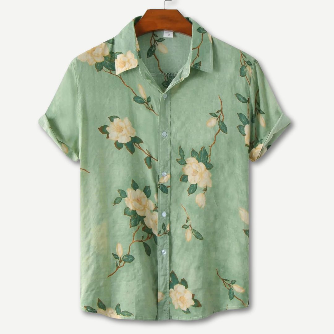 Relaxed Floral Breeze Shirt  Drako Watches
