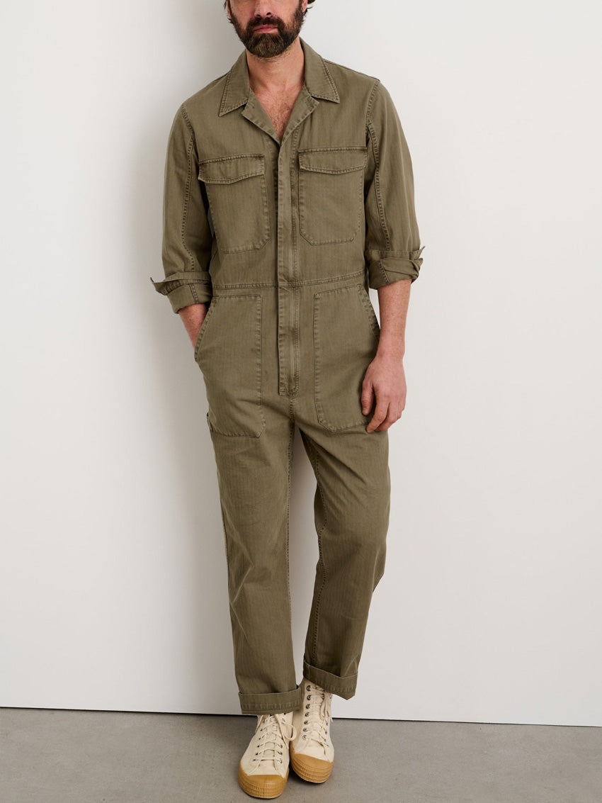 Men's Slim Fit Zip Jumpsuit  Drako™️
