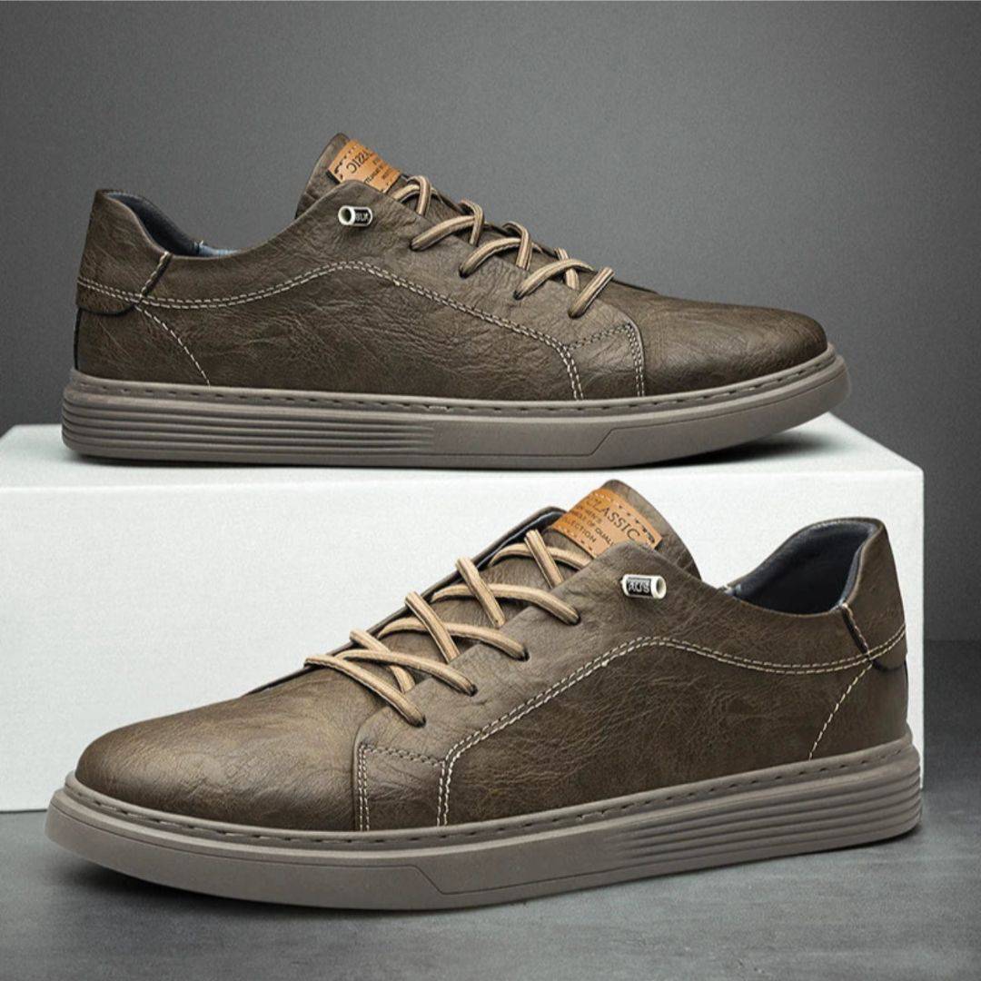 Executive Leather Sneakers  Drako™️