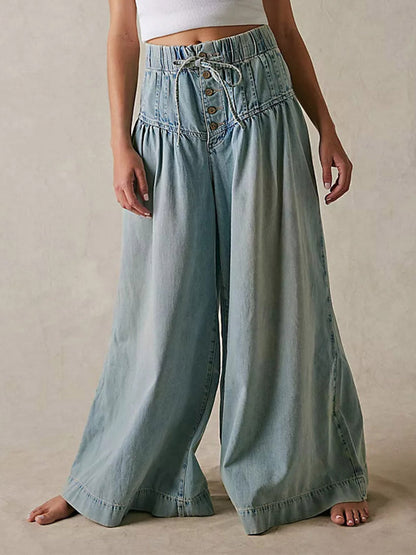 Loose Fit Wide-Leg Jeans  Drako™️