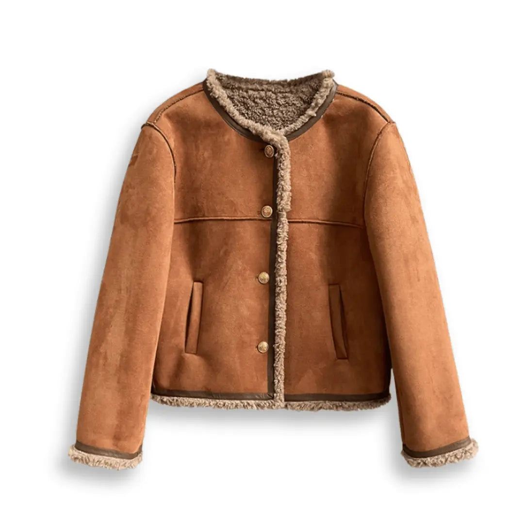 Clémence Soft and Elegant Sherpa Jacket  Drako Watches