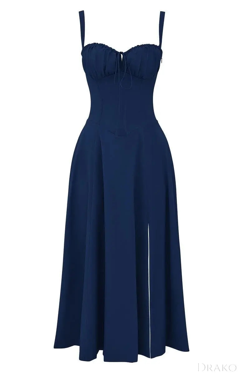 Amelia Women’s Floral Midi Dress  Drako Watches