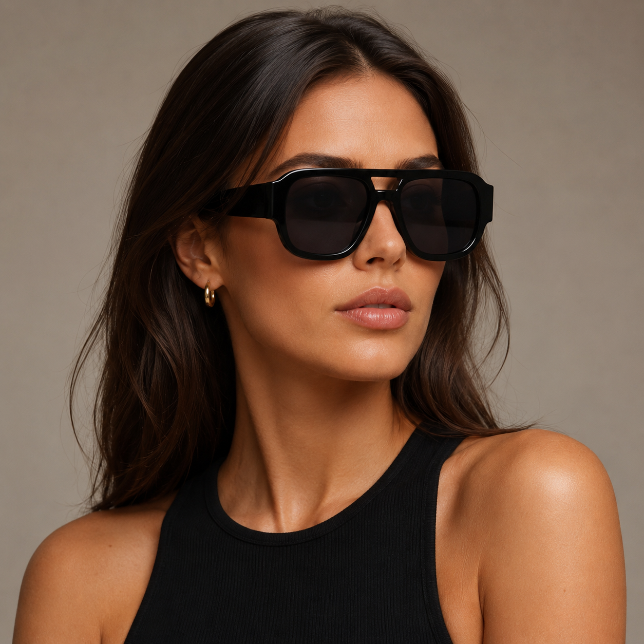 Verona Bold Frame Aviator Sunglasses  Drako™️