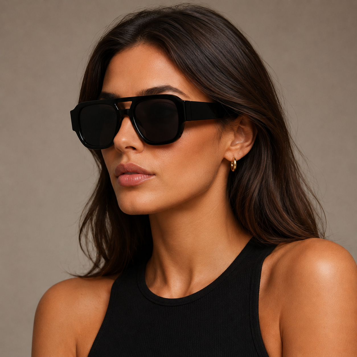 Verona Bold Frame Aviator Sunglasses  Drako™️