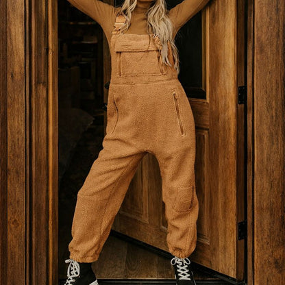 Soria Fleece Thermal Overalls  Drako™️