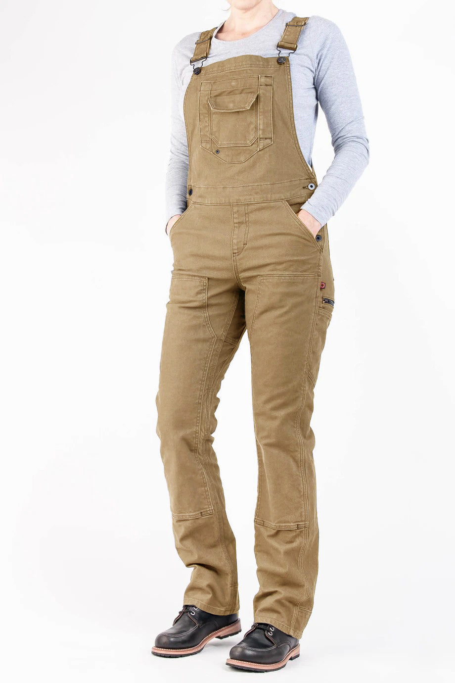 Women's Stretch Canvas Work Bib Overalls  Drako™️