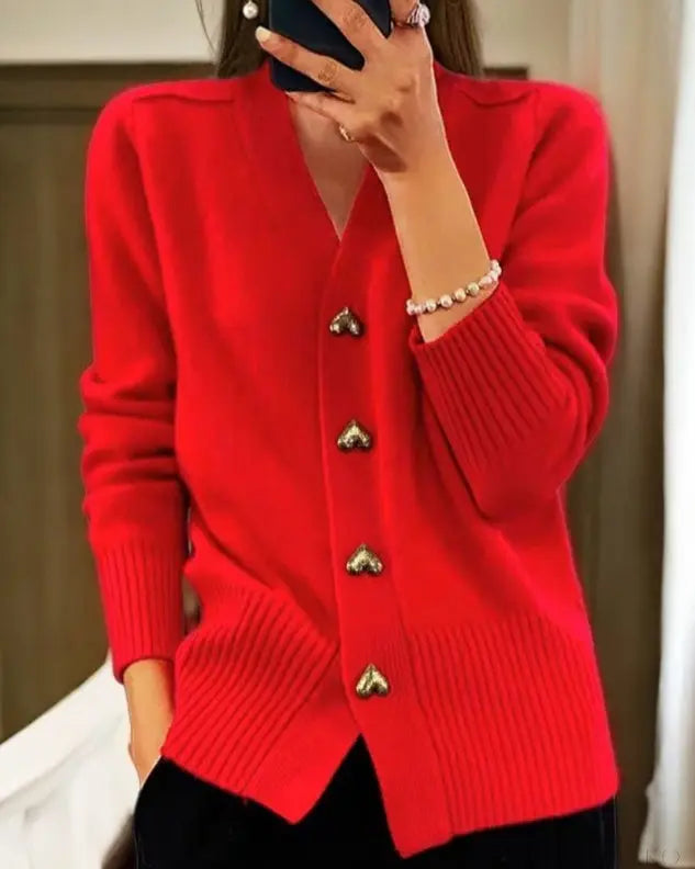 Elara Women’s Oversized Knit Cardigan  Drako Watches