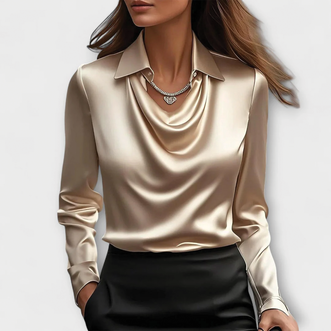 Scarlett - Satin Blouse  Drako™️
