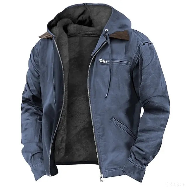 Kennedy Men’s Lined Hooded Jacket  Drako Watches
