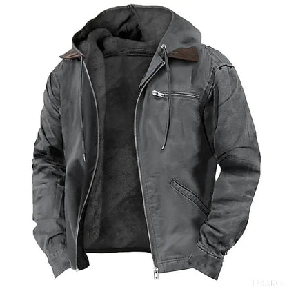 Kennedy Men’s Lined Hooded Jacket  Drako Watches