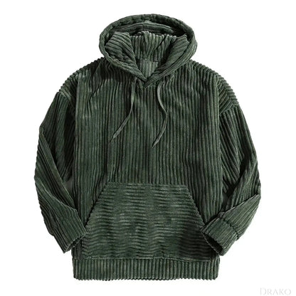 Lazaro Corduroy Hoodie Sweatshirt  Drako Watches Hoodie