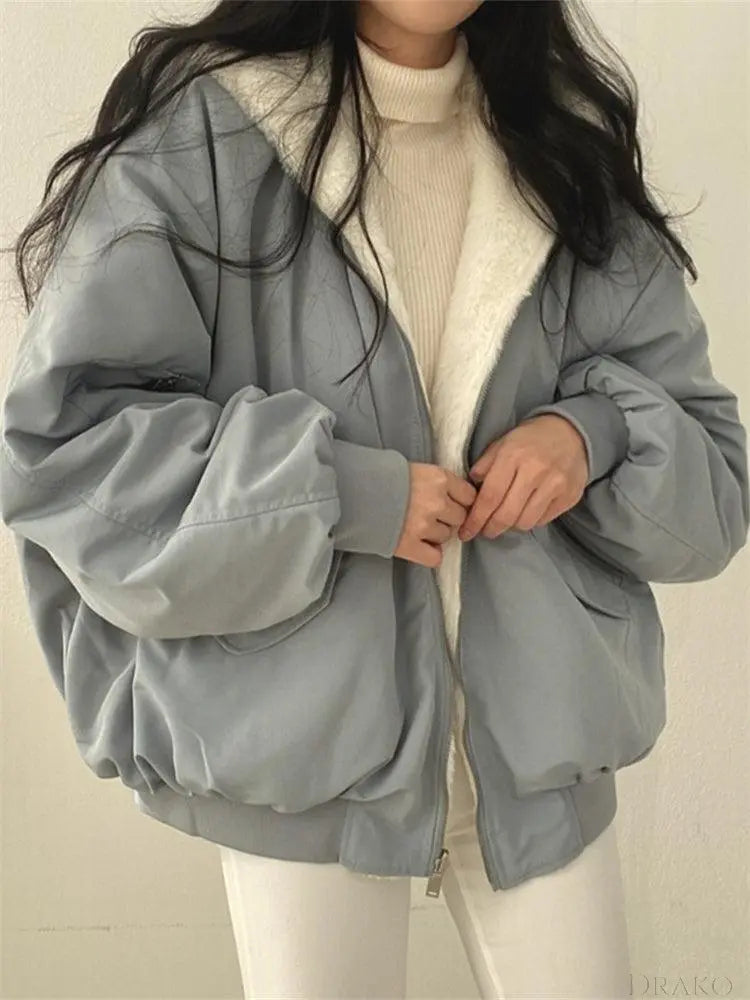 Lyra Women’s Oversized Blouson Jacket  Drako Watches