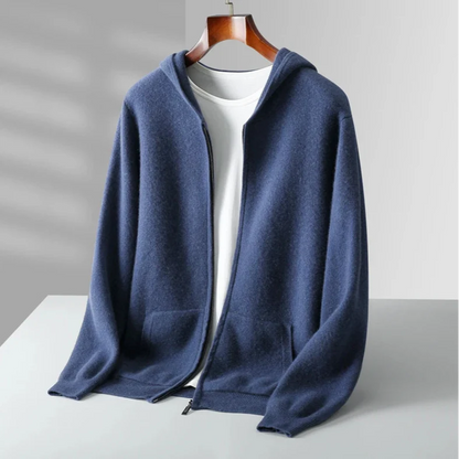 Lazaro Cashmere Zip Hoodie  Drako™️