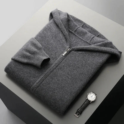 Lazaro Cashmere Zip Hoodie  Drako™️