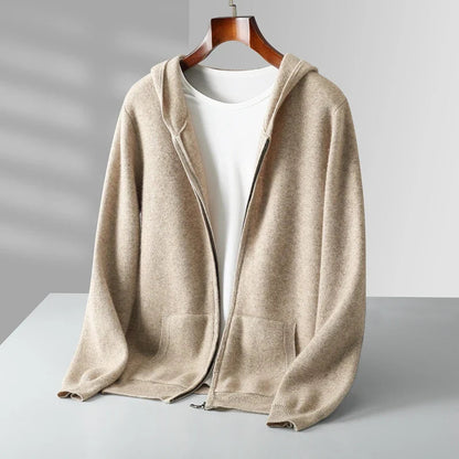 Lazaro Cashmere Zip Hoodie  Drako™️