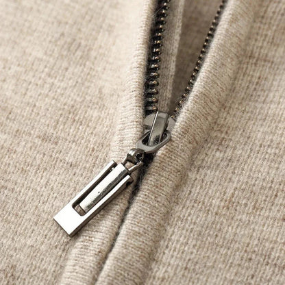 Lazaro Cashmere Zip Hoodie  Drako™️