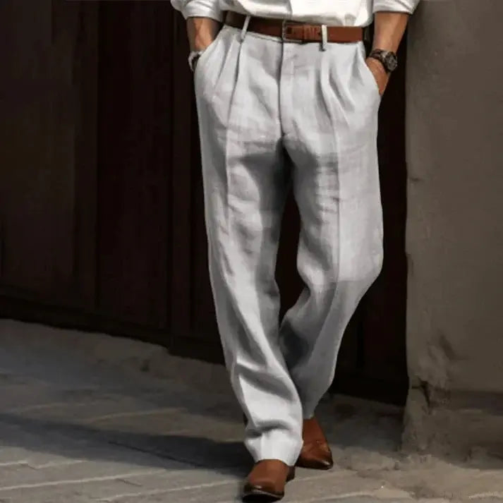 Mercer Men’s Classic Wide Leg Trousers  Drako Watches