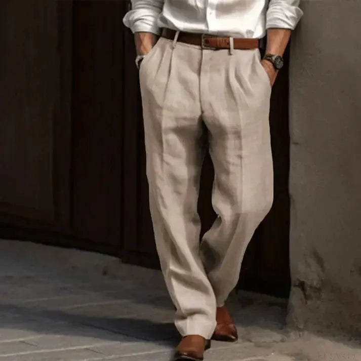 Mercer Men’s Classic Wide Leg Trousers  Drako Watches