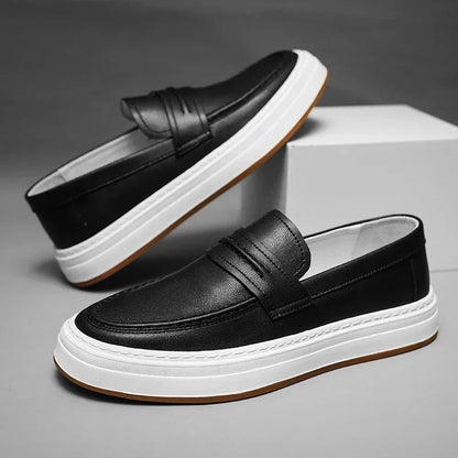Tivaro Leather Penny Loafers  Drako™️