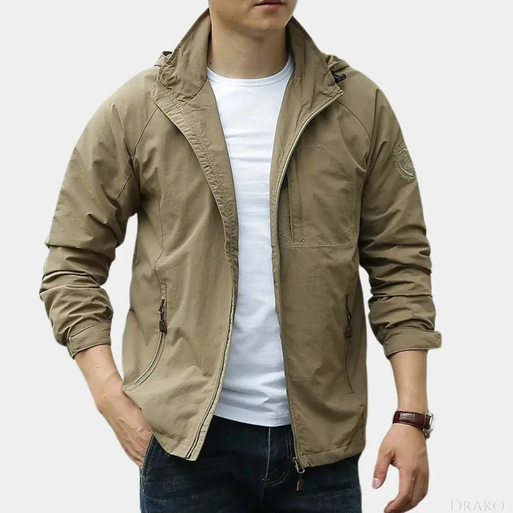 Orion Men’s Casual Zip Jacket  Drako Watches