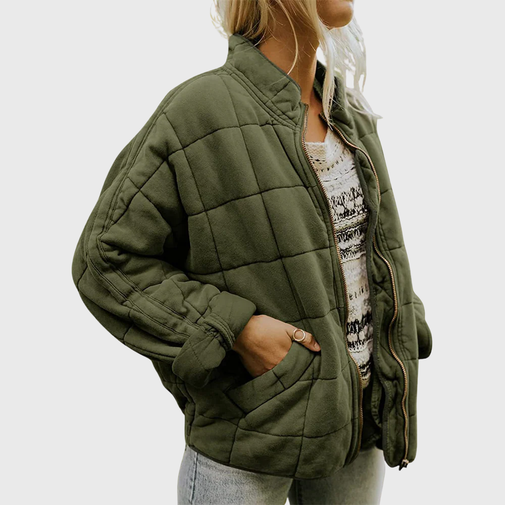 Amélie Warm and Modern Quilted Zip Jacket  Drako Watches