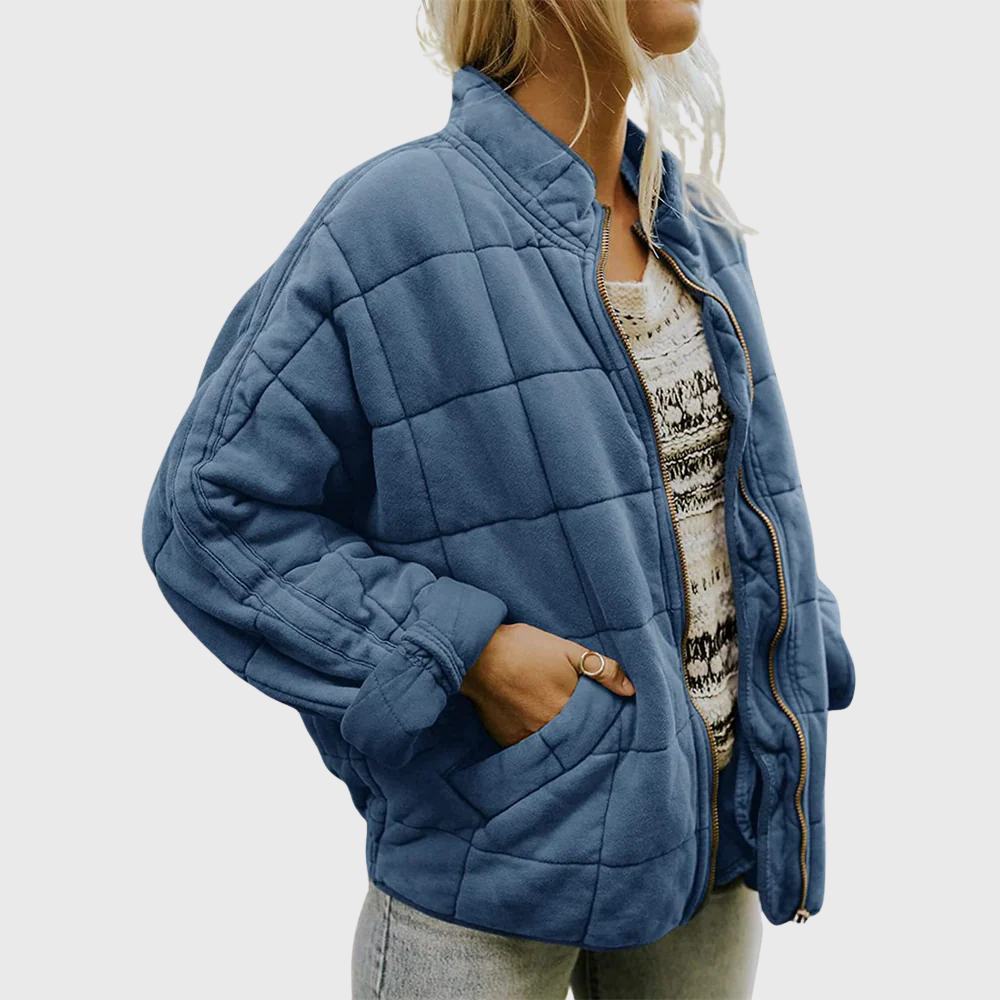 Amélie Warm and Modern Quilted Zip Jacket  Drako Watches