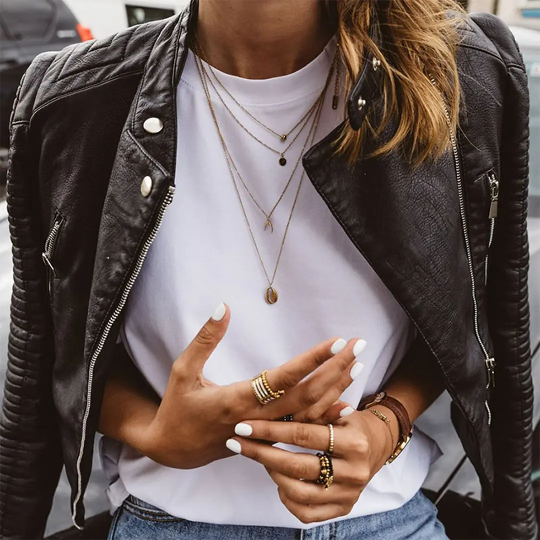 Raven Women’s Cropped Biker Jacket  Drako Watches