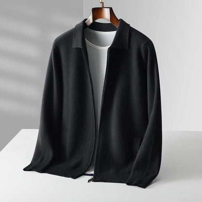 Aveline Cashmere Zip Cardigan  Drako™️