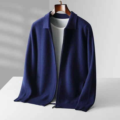 Aveline Cashmere Zip Cardigan  Drako™️