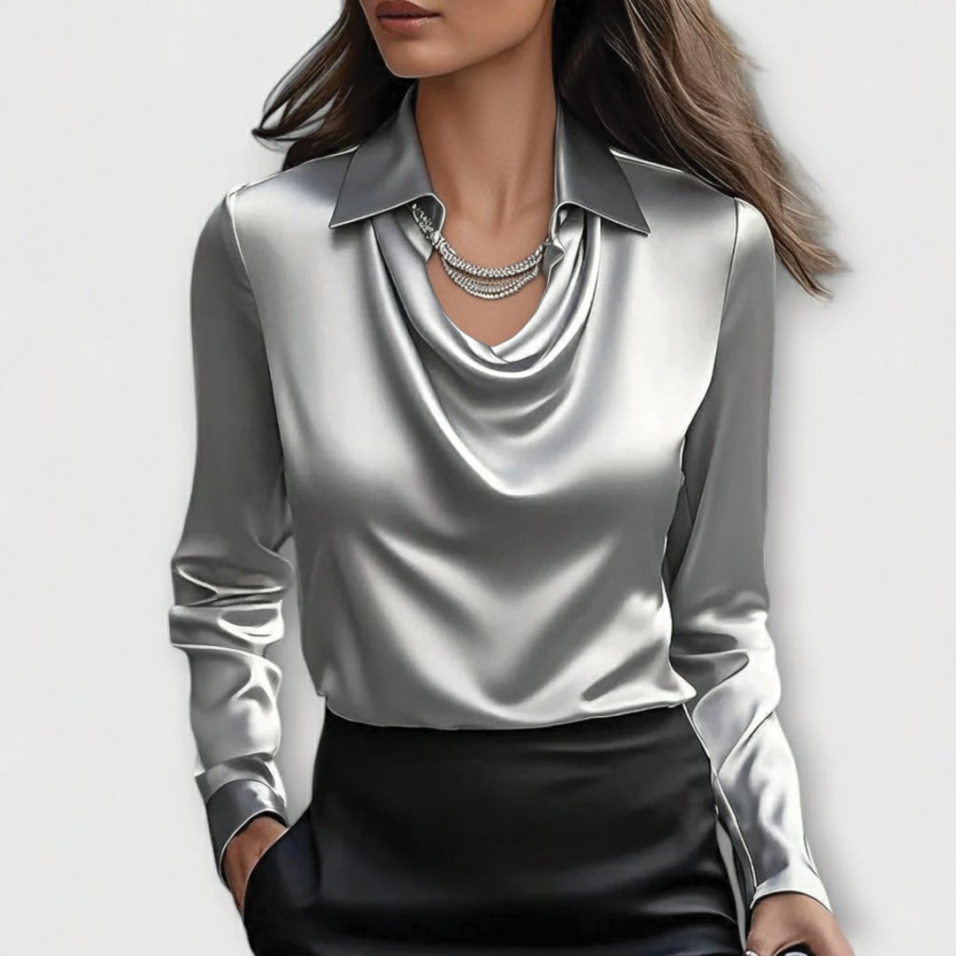 Scarlett - Satin Blouse  Drako™️