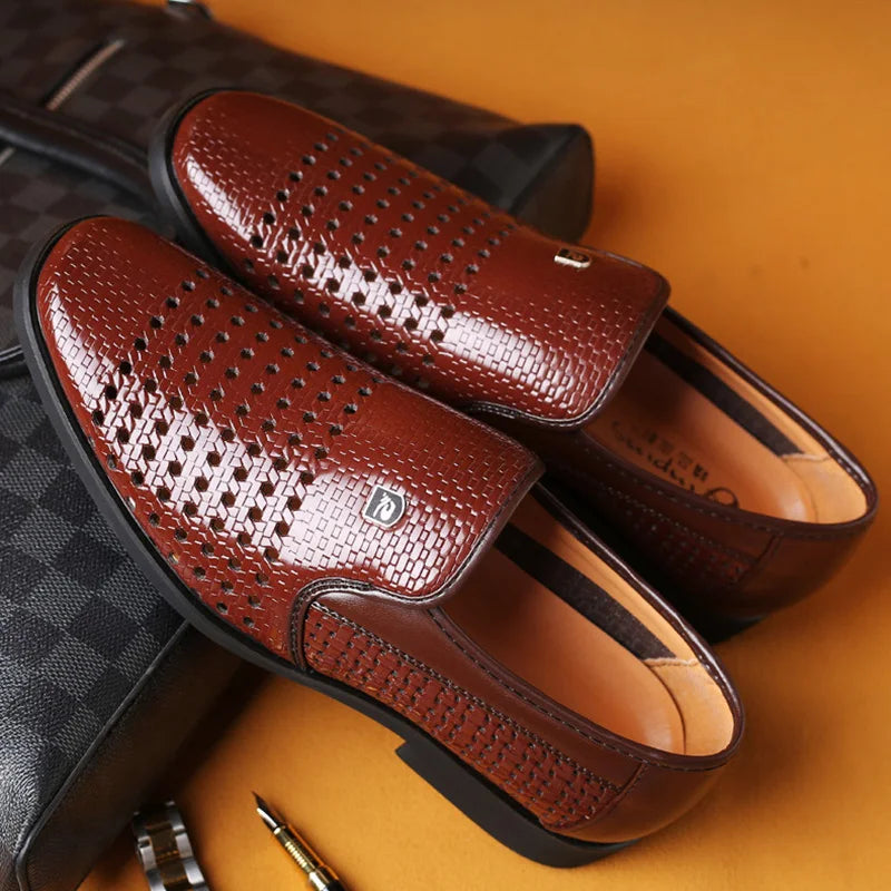 Cavallo Woven Leather Loafers  Drako™️