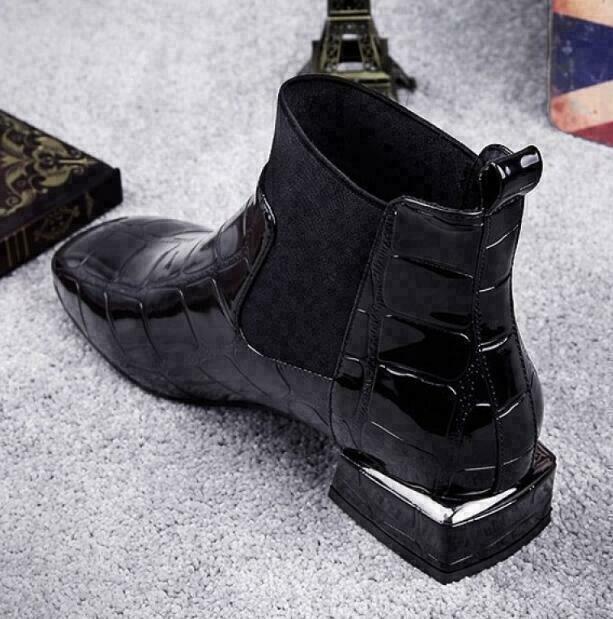 Elastic-Side Chelsea Ankle Boots | High-Quality Leather | Rubber Non-Slip Sole | Versatile Durable Design  Drako™️