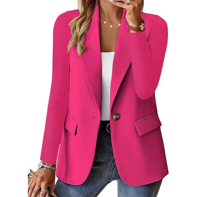 Jill - Single-Button Blazer  Drako™️