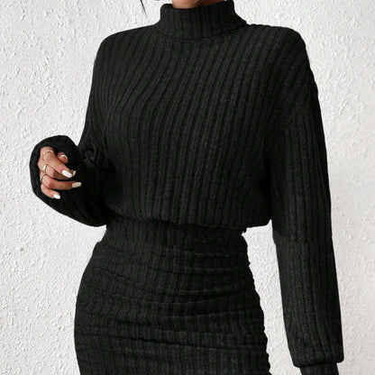 Knitted Sweater Dress – Elegance and Winter Comfort  Drako Watches