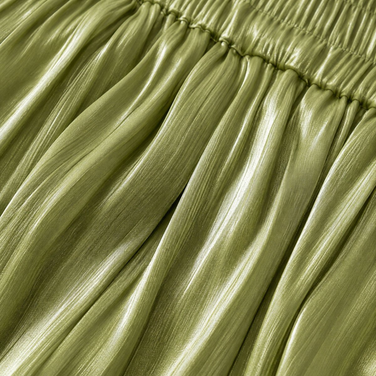 Ondine Pleated Satin Wide-Leg Pants  Drako™️ trousers