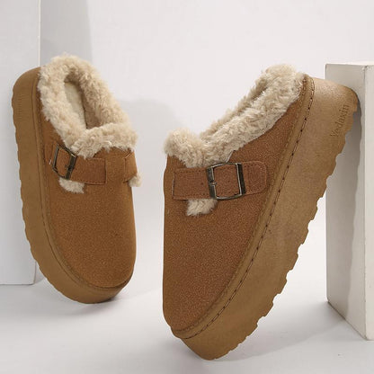 Malta Shearling Suede Clogs  Drako™️