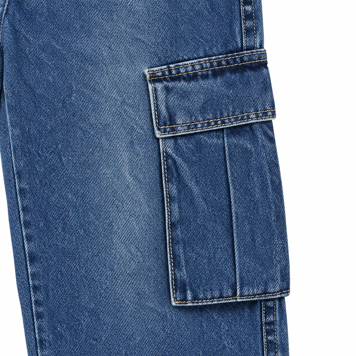 Cody Washed Denim Cargo Jeans  Drako™️ trousers