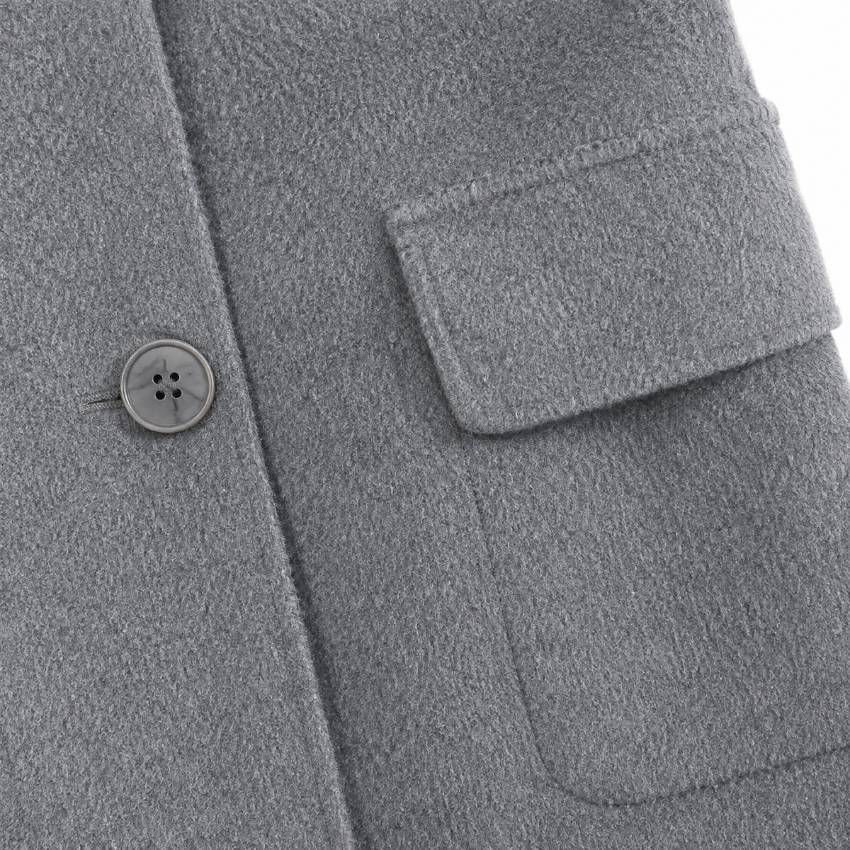 Madison Brushed Point-Collar Coat  Drako™️ jackets
