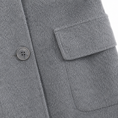 Madison Brushed Point-Collar Coat  Drako™️ jackets