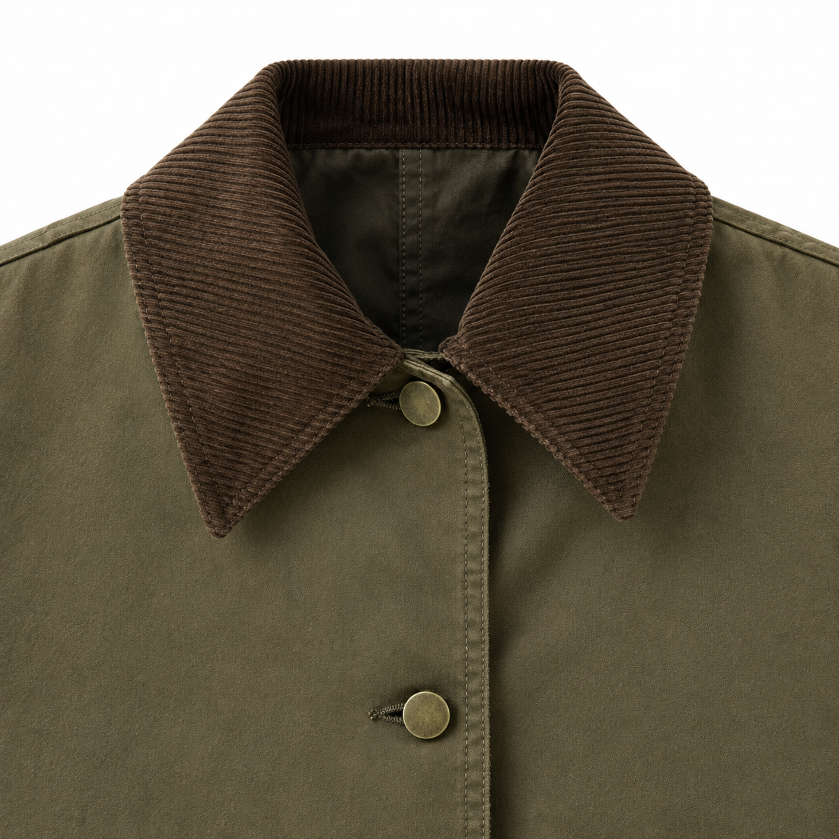 Molly Cord-Collar Cropped Barn Jacket  Drako™️ jackets