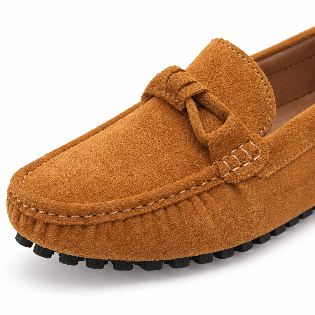 Cole Knotted Suede Driving Loafers  Drako™️ shoes