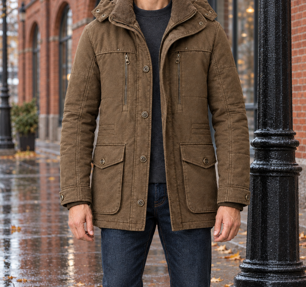 Mason Fleece-Lined Hooded Parka  Drako™️ jackets
