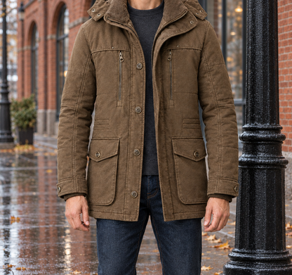Mason Fleece-Lined Hooded Parka  Drako™️ jackets