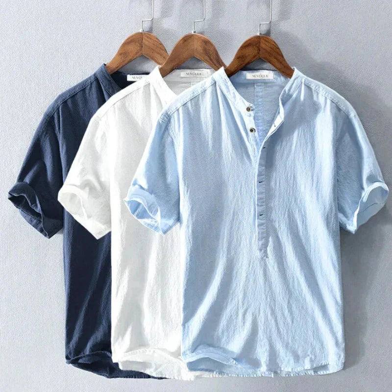 Malaga Premium Linen Shirt  Drako Watches