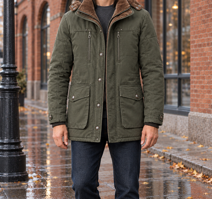 Mason Fleece-Lined Hooded Parka  Drako™️ jackets