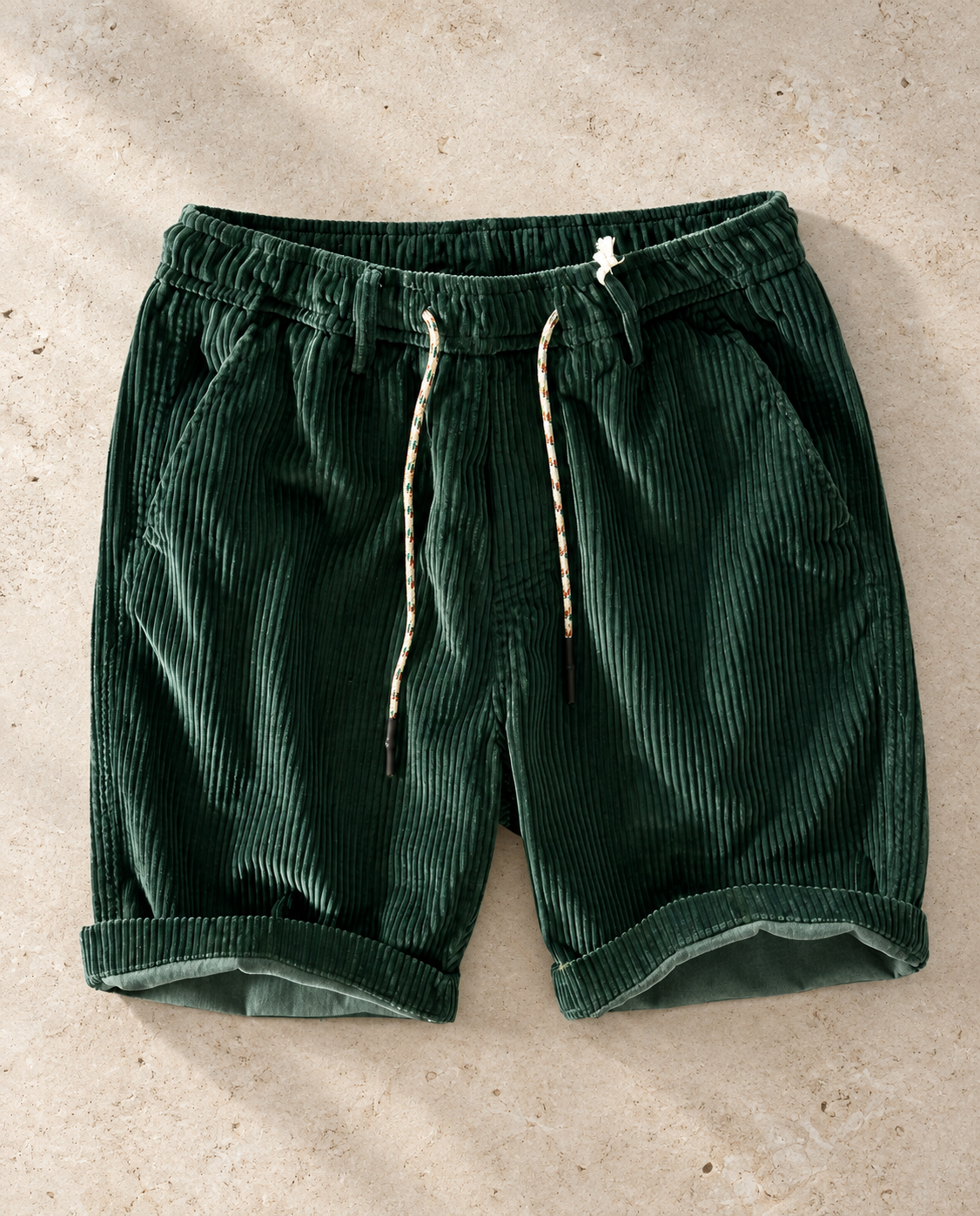 Callan Ribbed Drawstring Shorts  Drako™️ shorts