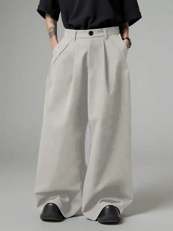 Torino Wide-Leg Tailored Trousers  Drako™️