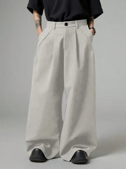 Torino Wide-Leg Tailored Trousers  Drako™️