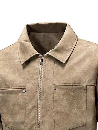 Valdaro Suede Trucker Jacket  Drako™️